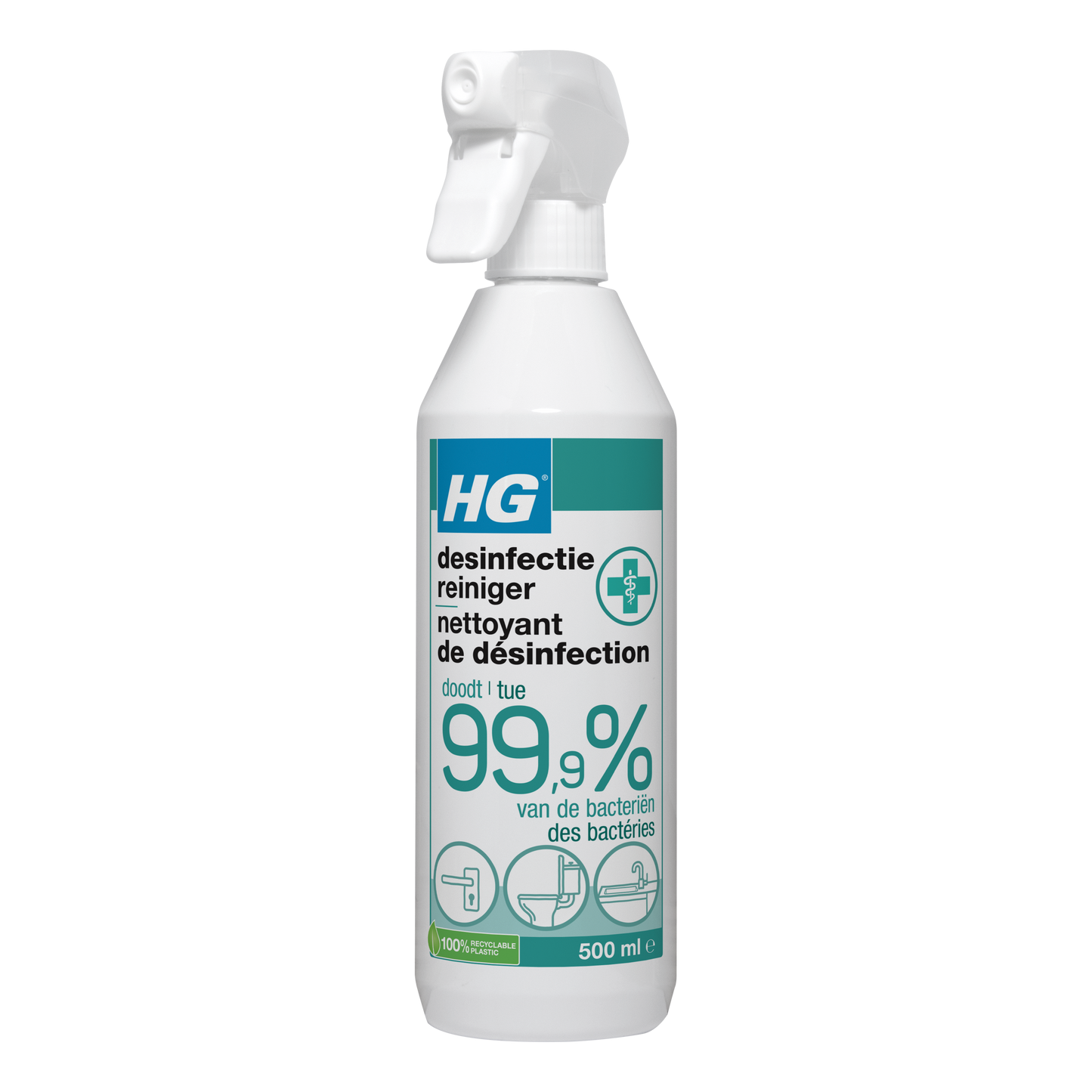 HG Desinfectie reiniger 500.00 Milliliter