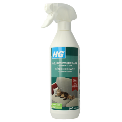 HG Geurverwijderaar extreem sterk kat 500 Milliliter