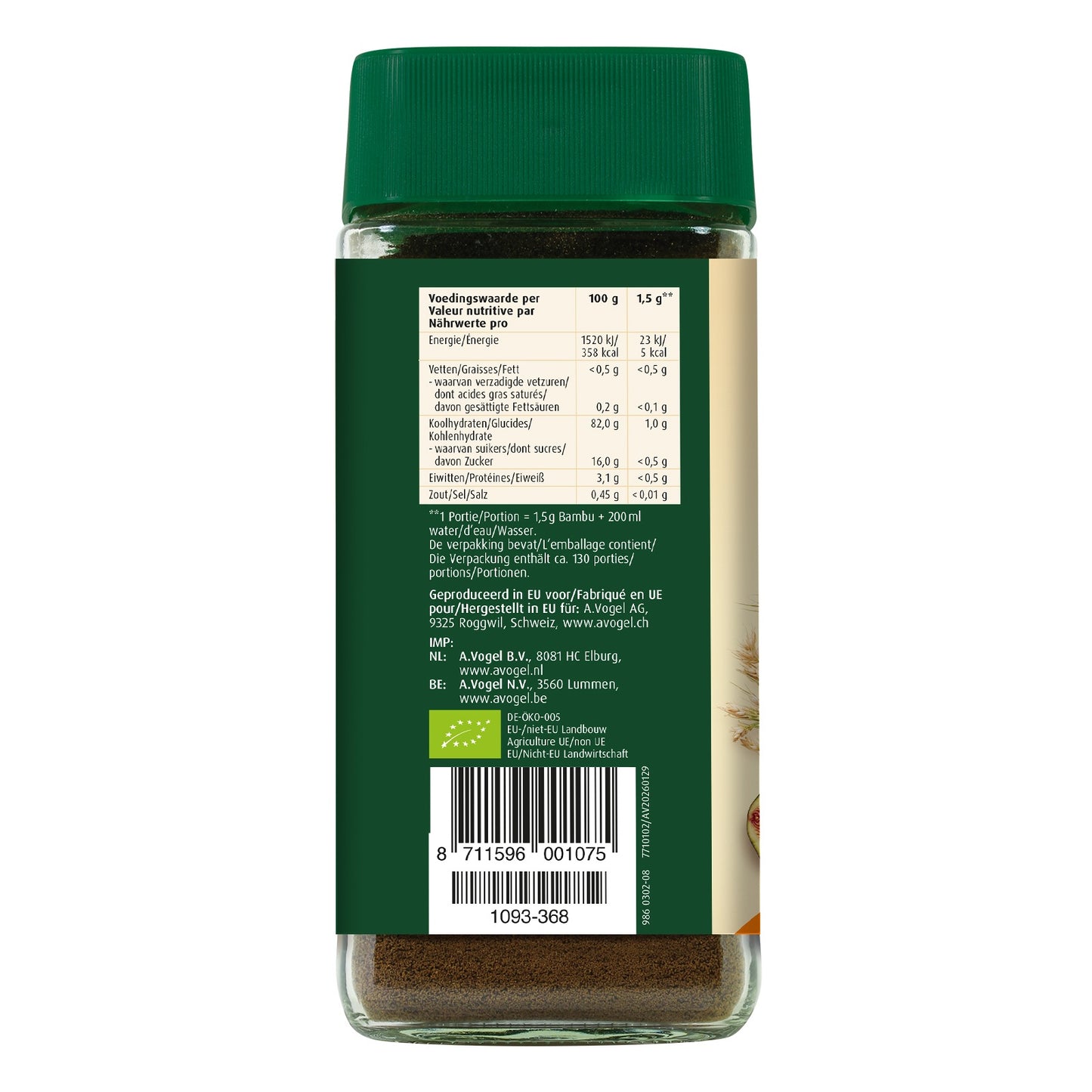 A Vogel Bambu koffie bio 200.00 Gram