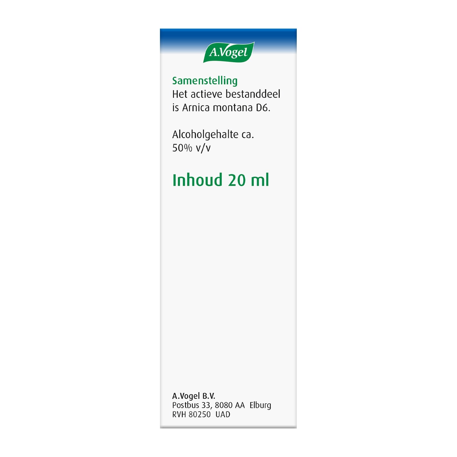 A Vogel Arnica D6 20.00 Milliliter