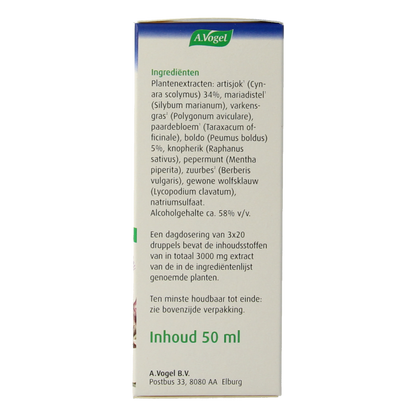 A Vogel Boldocynara druppels 50 Milliliter