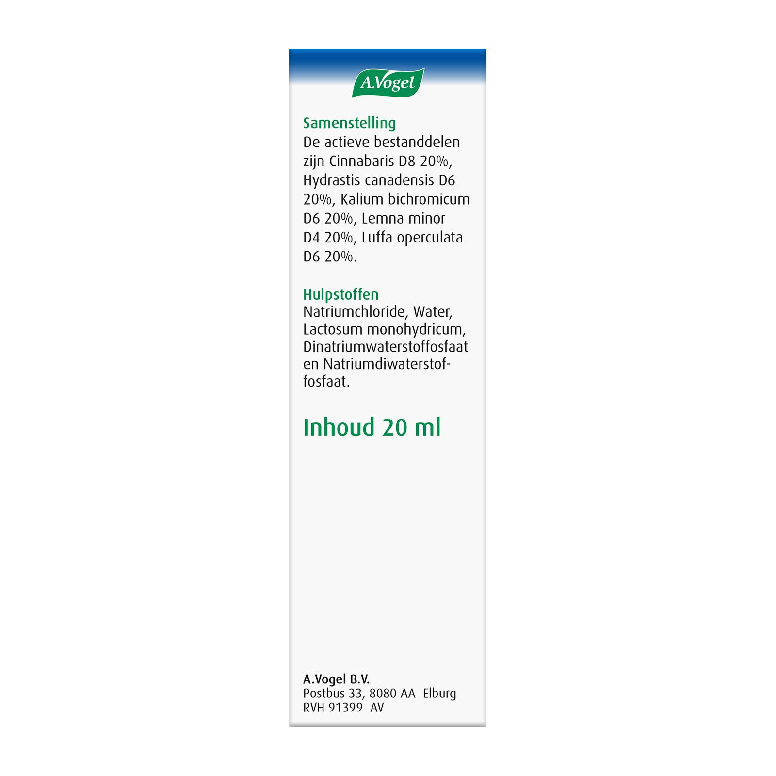 A Vogel Cinuforce neusspray 20 Milliliter