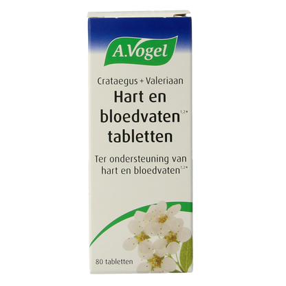 A Vogel Crataegus + valeriaan tabletten 80.00 Tabletten