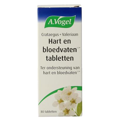 A Vogel Crataegus + valeriaan tabletten 80 Tabletten