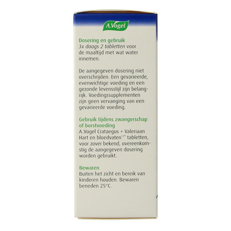 A Vogel Crataegus + valeriaan tabletten 80 Tabletten