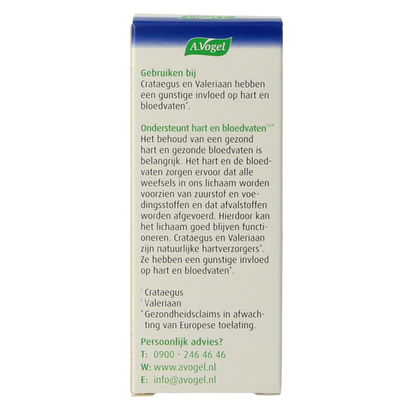 A Vogel Crataegus + valeriaan tabletten 80 Tabletten