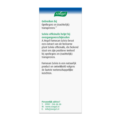 A Vogel Famosan salvia overgang 60 Tabletten