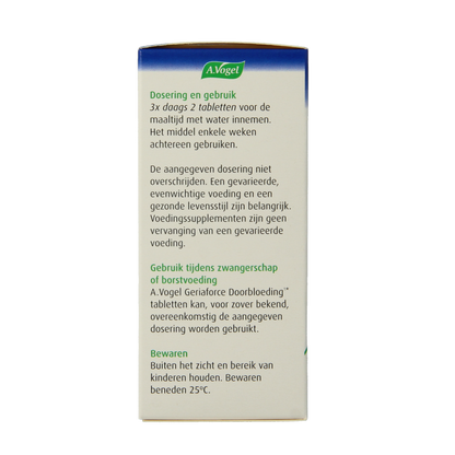 A Vogel Geriaforce doorbloeding 200 Tabletten