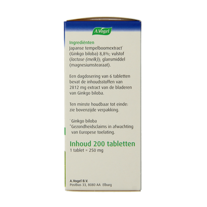 A Vogel Geriaforce doorbloeding 200 Tabletten