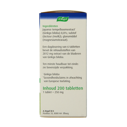 A Vogel Geriaforce doorbloeding 200.00 Tabletten