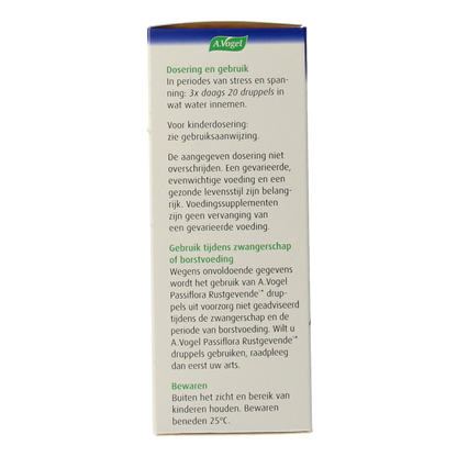 A Vogel Passiflora rustgevende druppels 100 Milliliter