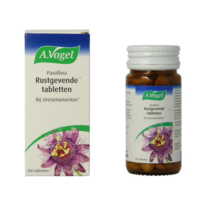 A Vogel Passiflora rustgevende tabletten 200 Tabletten