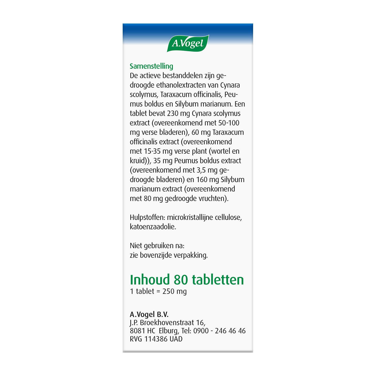 A Vogel Boldocynara 80 Tabletten
