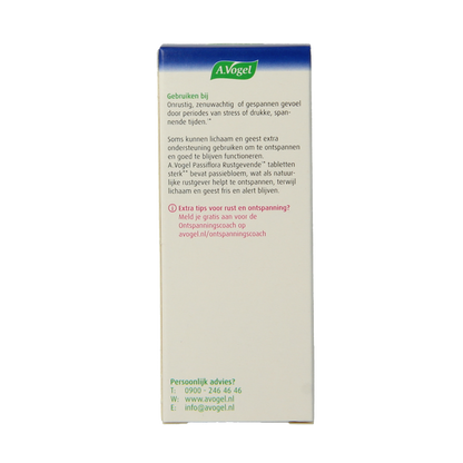 A Vogel Passiflora rustgevende tabletten sterk 30 Tabletten