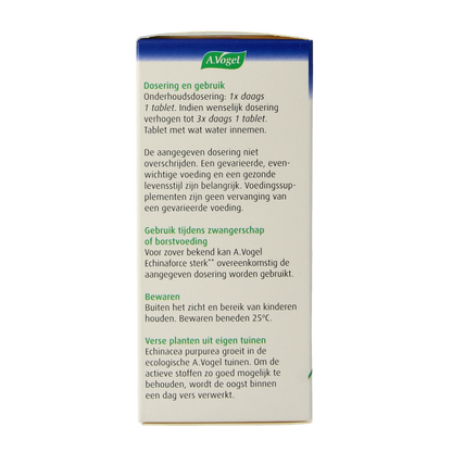 A Vogel Echinaforce tabletten sterk 60 Tabletten