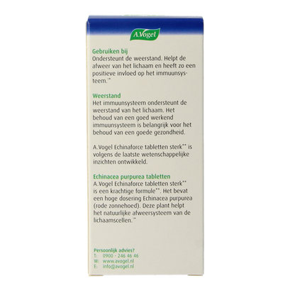 A Vogel Echinaforce tabletten sterk 60 Tabletten