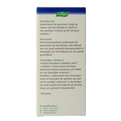 A Vogel Echinaforce sterk + vitamine C 45 Tabletten