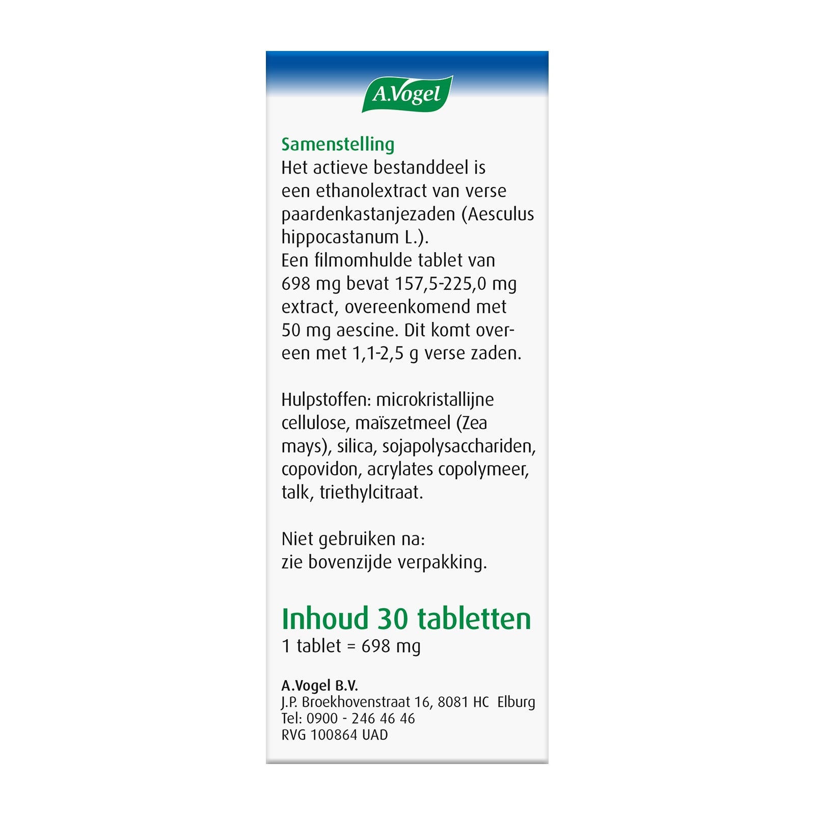 A Vogel Aesculaforce 30 Tabletten