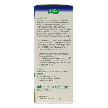 A Vogel Nachtrust sterk 30 Tabletten