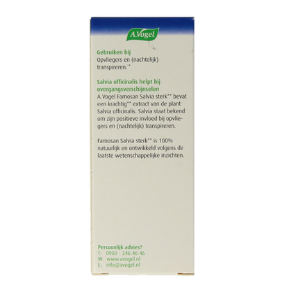 A Vogel Famosan salvia overgang sterk 25 Tabletten