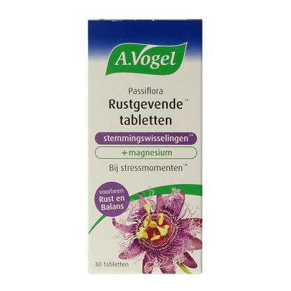 A Vogel Passiflora rustgevende tabl. stemmingswisselingen 30 Tabletten