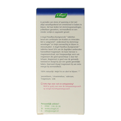 A Vogel Passiflora rustgevende tabl. stemmingswisselingen 30 Tabletten