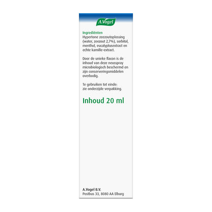 A Vogel Cinuforce neusspray extra sterk + menthol 20 Milliliter