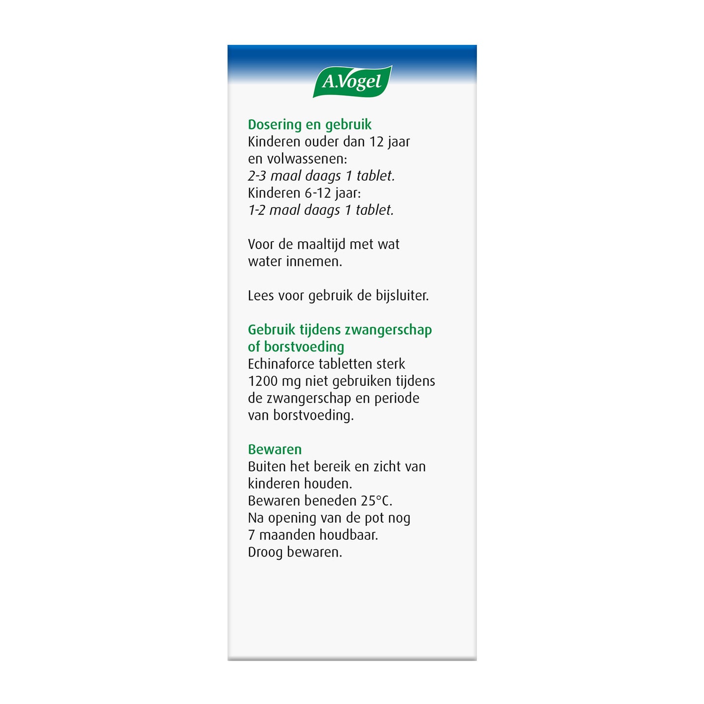 A Vogel Echinaforce tabletten sterk 1200mg 30 Tabletten