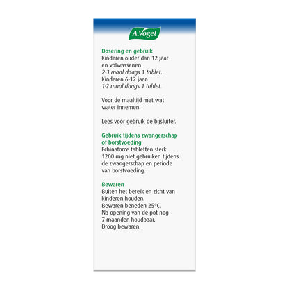 A Vogel Echinaforce tabletten sterk 1200mg 30 Tabletten