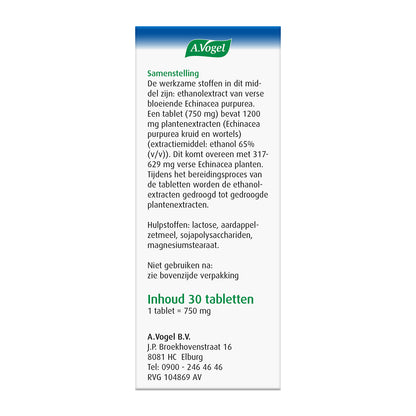 A Vogel Echinaforce tabletten sterk 1200mg 30 Tabletten