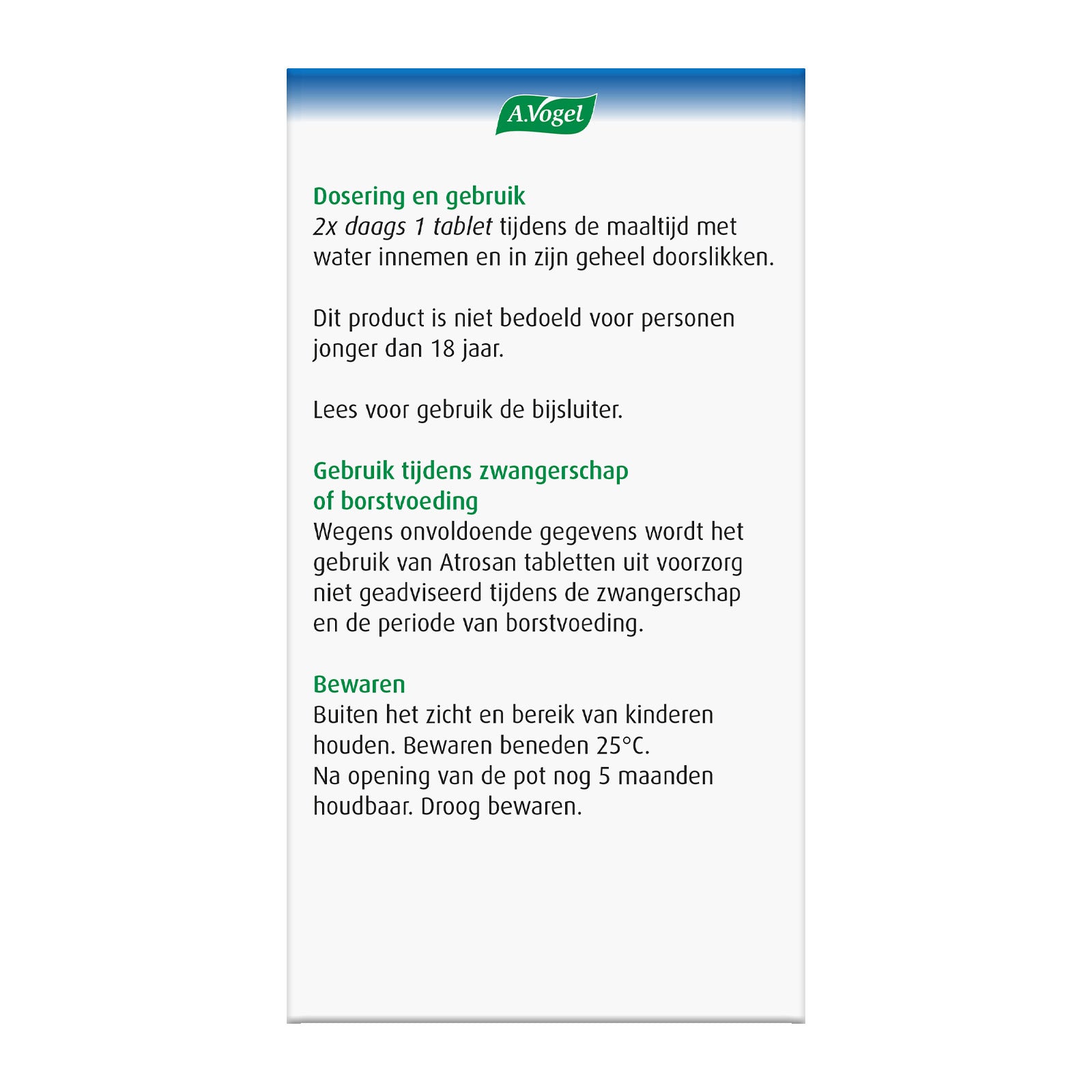 A Vogel Atrosan 120 Tabletten
