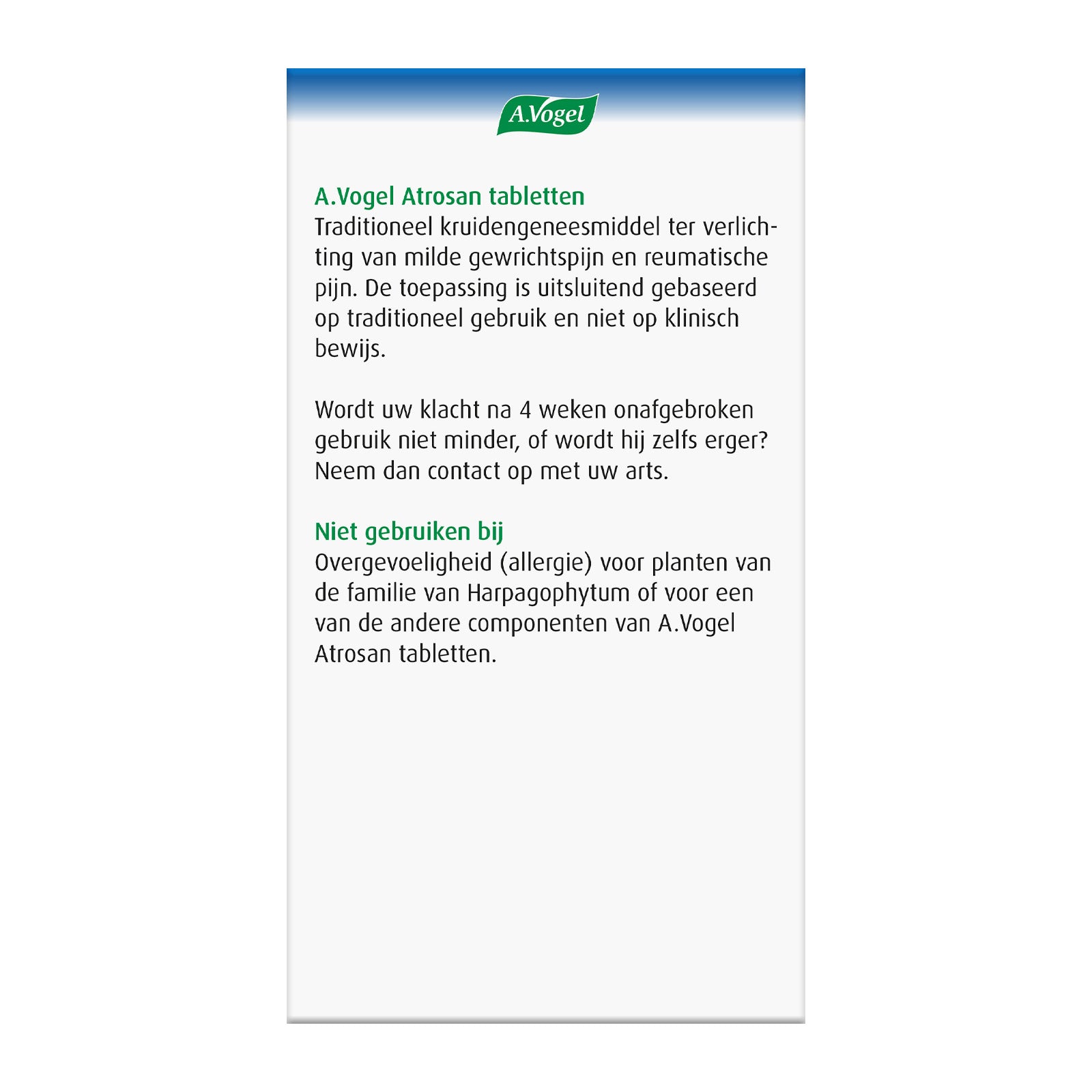 A Vogel Atrosan 120 Tabletten