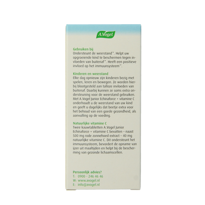 A Vogel Echinaforce junior & vitamine C 80 Kauwtabletten