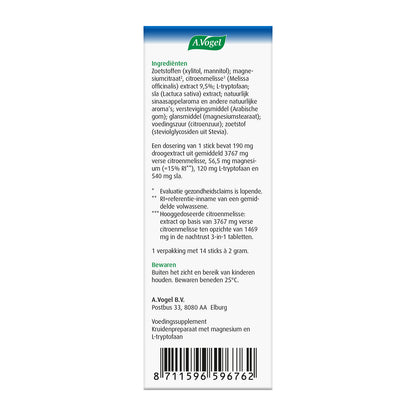 Vogel Nachtrust sticks 14x2g 28 Gram