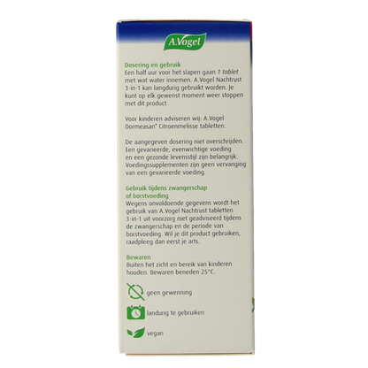 A Vogel Dormeasan nachtrust 3-in-1 30 Tabletten