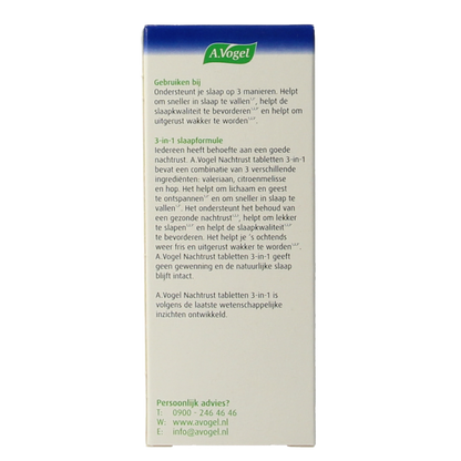 A Vogel Dormeasan nachtrust 3-in-1 30 Tabletten
