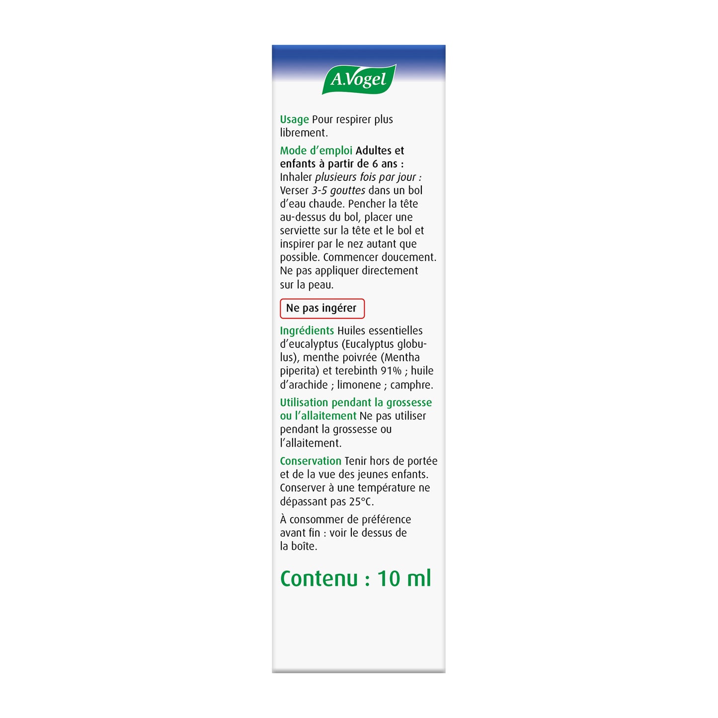 A Vogel Cinuforce inhalatiedruppels 10 Milliliter