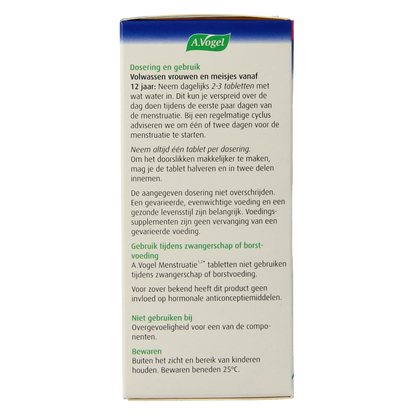 A Vogel Menstruatietabletten 30 Tabletten