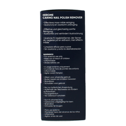 Herome Caring nailpolish remover 120 Milliliter