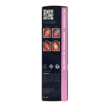 Herome Natural nail colour pink 10 Milliliter