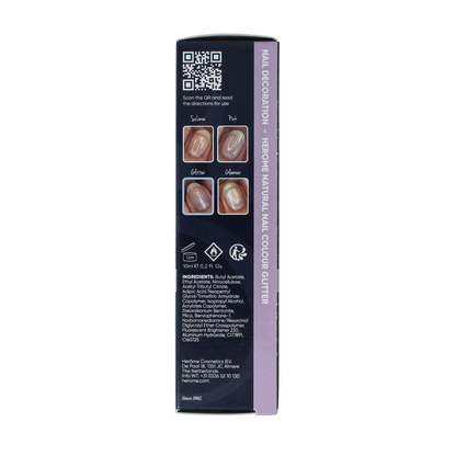 Herome Natural nail colour glitter 10 Milliliter