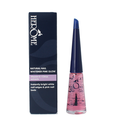 Herome Natural nail whitener pink glow 10 Milliliter