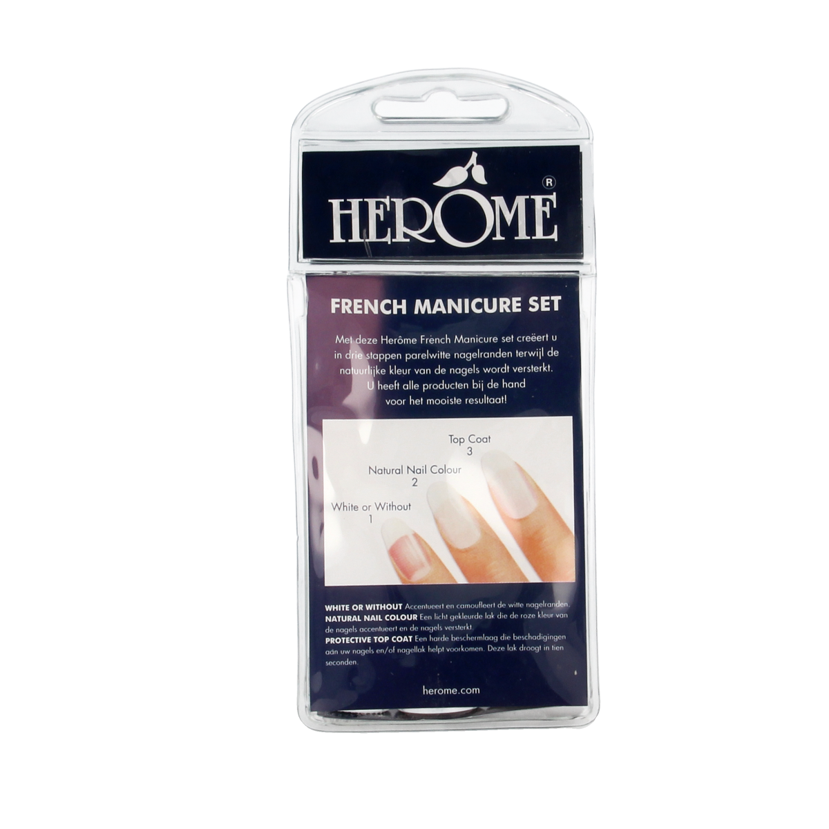 Herome French manicure set mini 3 x 4 ml 1.00 Set