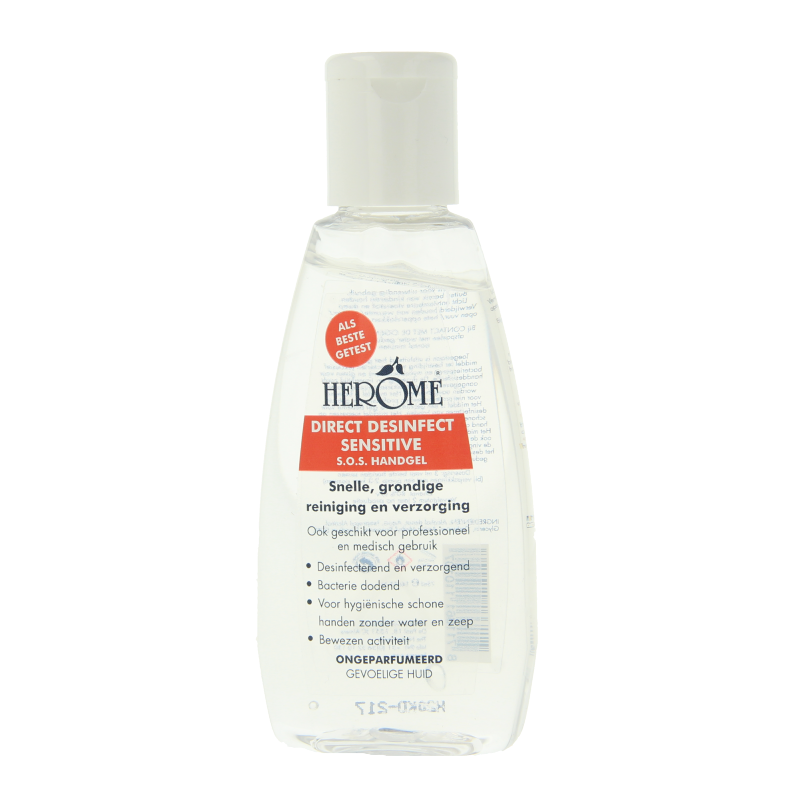 Herome Direct desinfect ongeparfumeerd sensitive 75 Milliliter