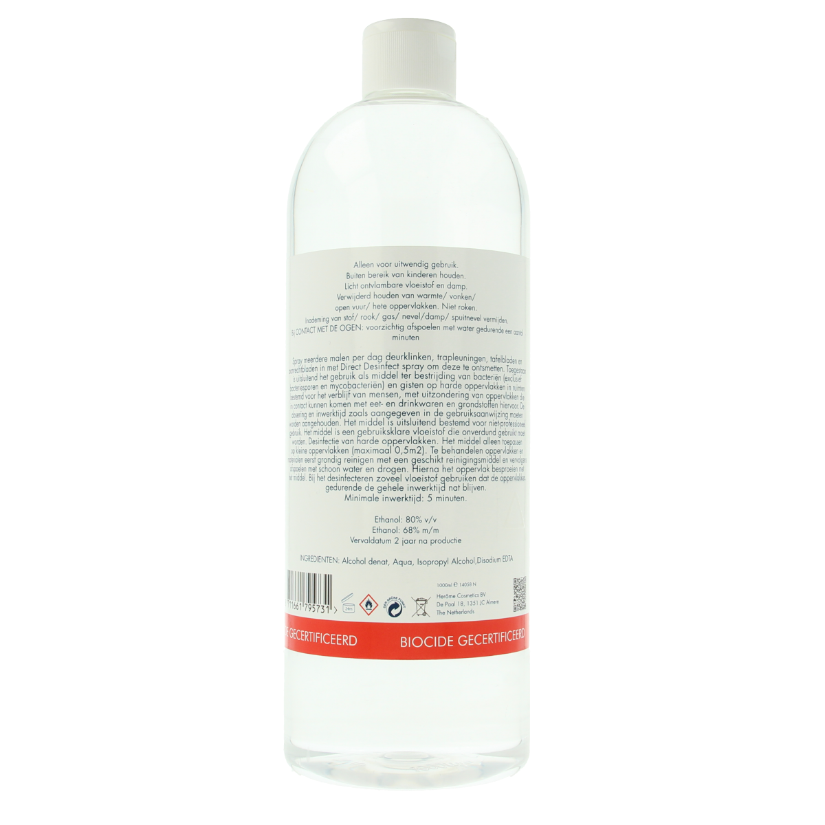 Herome Direct desinfect navulling met klepdop 1.00 Liter