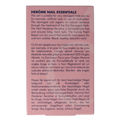 Herome Essentials set voor zeer beschadigde nagels 1.00 Set