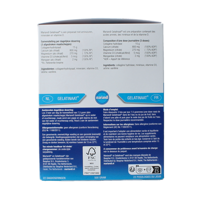 Mariandl Classic (gelatinaat) 500.00 Gram