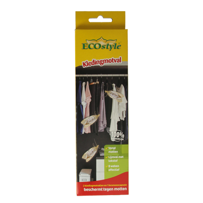 Ecostyle Kledingmotval 4 Stuks