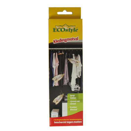 Ecostyle Kledingmotval 4 Stuks