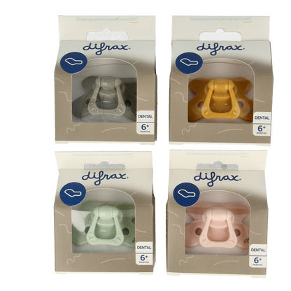 Difrax Fopspeen dental 6+ maanden met ring 1 Stuks